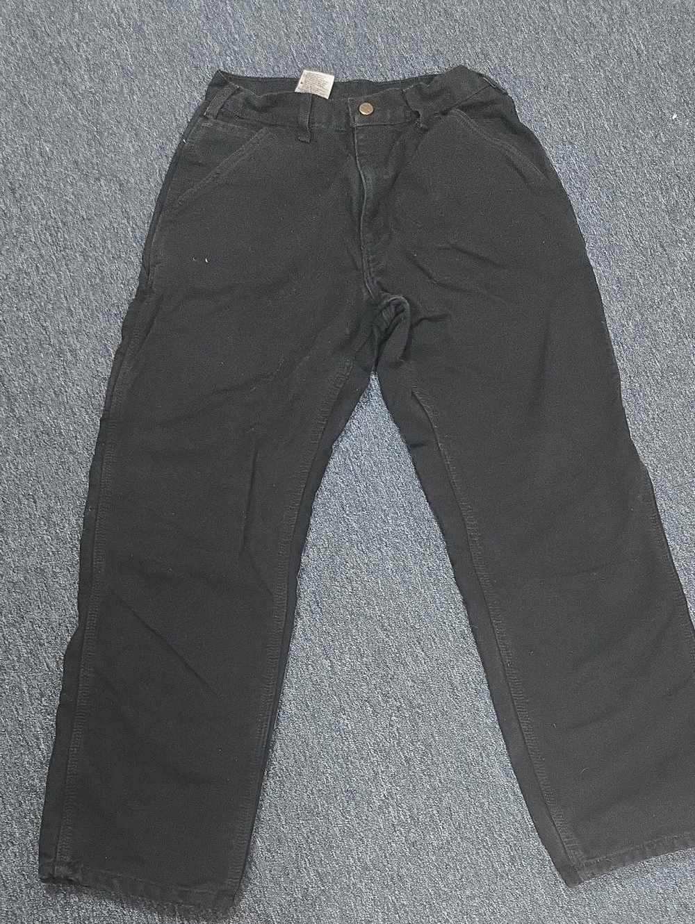 Men's Black Casual Pants - Classic Straight Fit